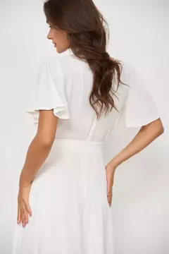 Vestido Noiva Alfaiataria Envelope Midi na internet