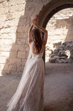 Vestido Noiva Fenda Renda Francesa - comprar online