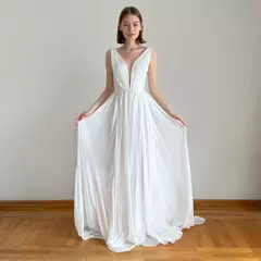 Vestido Noiva Grego Clean Fenda na internet