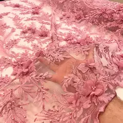 Imagem do Véu Bordado Flores Coloridas