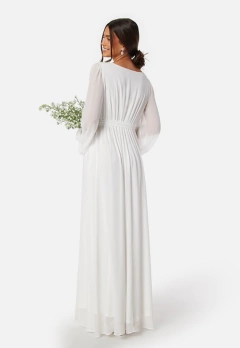 Vestido Noiva Kimono Fenda Minimalista - comprar online