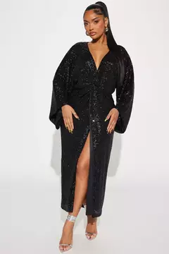 Vestido Envelope Fenda Paetês na internet