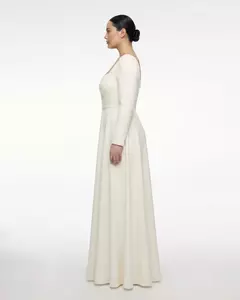 Vestido Noiva Minimalista Evasê - loja online