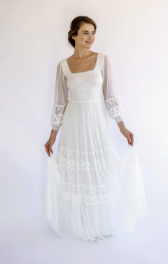 Vestido Noiva Chantilly Vintage na internet