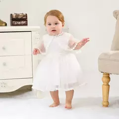 Vestido Bebê Menina & Poncho na internet
