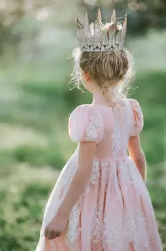 Vestido Infantil Princesa Classico Bordado - comprar online