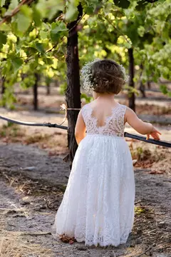 Vestido Bebê Renda Francesa na internet