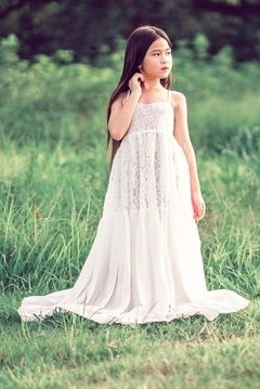 Imagem do Vestido Menina Seda & Renda