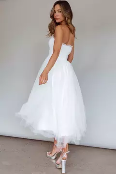 Vestido Noiva Midi Tule Flora - comprar online