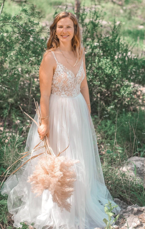 vestido noiva princesa tule bordado alcinha