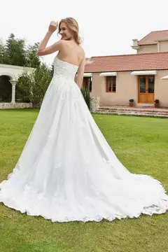 Vestido Noiva Corpete Bohemian - Estilista Viviane Batista