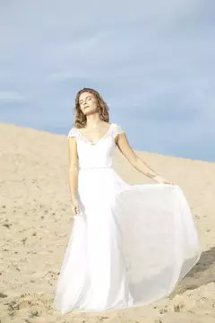 Vestido Noiva Vintage Renda Francesa na internet