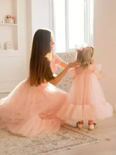 Kit Vestidos Tal Mãe Tal Filha Tule Conforto - comprar online