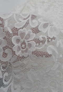 Vestido Noiva Renda e Musseline