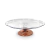 Bandeja Boleira Decorativa Rose Gold Luxo 22cm x 7cm