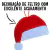 Gorro Natal Papai Noel Vermelha Enfeite Natal Feltro Decoracao Acessorio na internet