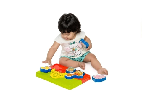 Brinquedo Quebra-Cabeça Sitio Animado Calesita Tateti R858