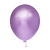 25 Unidades Bexiga Balão Cromado Metalizado Violeta 5 pol