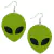 Alien ET Par de Brincos EVA Acessorio Halloween Carnaval