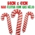 Bengala Natal Vermelha Balao Metalizado 41cm x 84cm 1 Unidade - comprar online