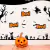 Painel EVA Abobora Boo! Dia das Bruxas Decoracao 24cm x 12,5cm - comprar online