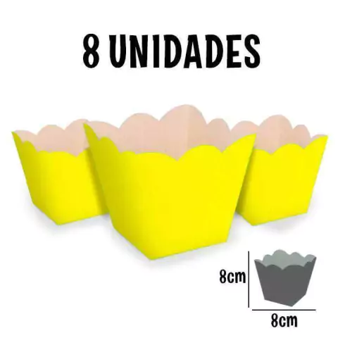 Imagem do Cachepô Embalagem Lembrancinha e Decoração 8 Un. Varias Cores