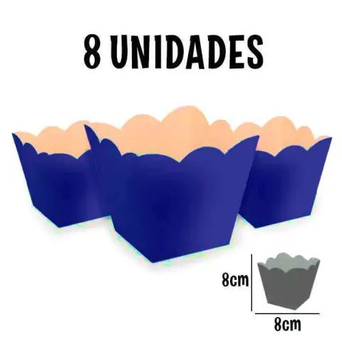 Cachepô Embalagem Lembrancinha e Decoração 8 Un. Varias Cores