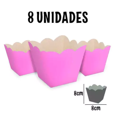 Cachepô Embalagem Lembrancinha e Decoração 8 Un. Varias Cores - Mônica Festas - Artigos de Festas | Fantasias | Embalagens