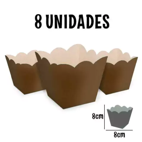Imagem do Cachepô Embalagem Lembrancinha e Decoração 8 Un. Varias Cores
