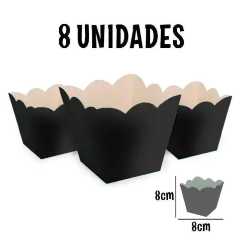 Cachepô Embalagem Lembrancinha e Decoração 8 Un. Varias Cores