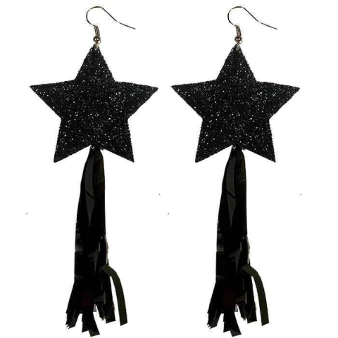 Imagem do Brinco Estrela EVA Glitter Diversos Modelos Carnval Acessorio