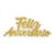 Feliz Aniversario Painel EVA com Glitter Varias Cores - loja online