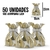 Imagem do Embalagem Saco Presente Metalizado 15x22cm 50 Un.Diversas Estampas