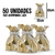 Embalagem Saco Presente Metalizado 30x45cm 50 Un.Diversas Estampas