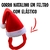 Gorro Natal Vermelho Papai Noel Feltro e Faixa Ajustavel na internet