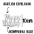 Happy Birthday Enfeite Decorativo Acrílico Prata Espelhado com Base - comprar online