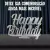 Happy Birthday Enfeite Decorativo Acrílico Prata Espelhado com Base na internet