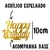 Happy Birthday Enfeite Decorativo Acrílico Dourado Espelhado com Base na internet