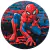 Homem Aranha Super Heroi Marvel Painel Sublimado Redondo Gigante 1,55m