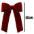 Laço Vermelho Veludo Longo Grande Decorativo 40cm - comprar online