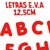 Letras em EVA Vermelho 12.5cm - comprar online