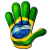 Mao da Copa Torcedor Brasil 1 Unidade na internet
