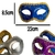 Máscaras de Carnaval Estilo Veneza Modelos Estampados com Glitter Azul Dourado Prata Roxo - comprar online