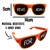Oculos Coloridos Escuros Retrô Escrever Lente Estilo Revoada Tiktok - comprar online