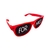 Oculos Coloridos Escuros Retrô Escrever Lente Estilo Revoada Tiktok