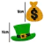 Saint Patrick's Day Decoracao EVA Glitter Kit 4 Pecas - Mônica Festas - Artigos de Festas | Fantasias | Embalagens