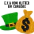 Saint Patrick's Day Adereco Fantasia Foto Decoracao EVA Glitter Kit 4 Pecas - loja online