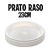 Prato Branco Descartável Raso ou Fundo 21cm/23cm - loja online