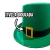 Chapéu Saint Patrick Day Cartola Verde Irish Leprechaun na internet