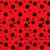 Tecido TNT Estampado Vermelho com Poa Preto 1,4m x 2m Decoracao